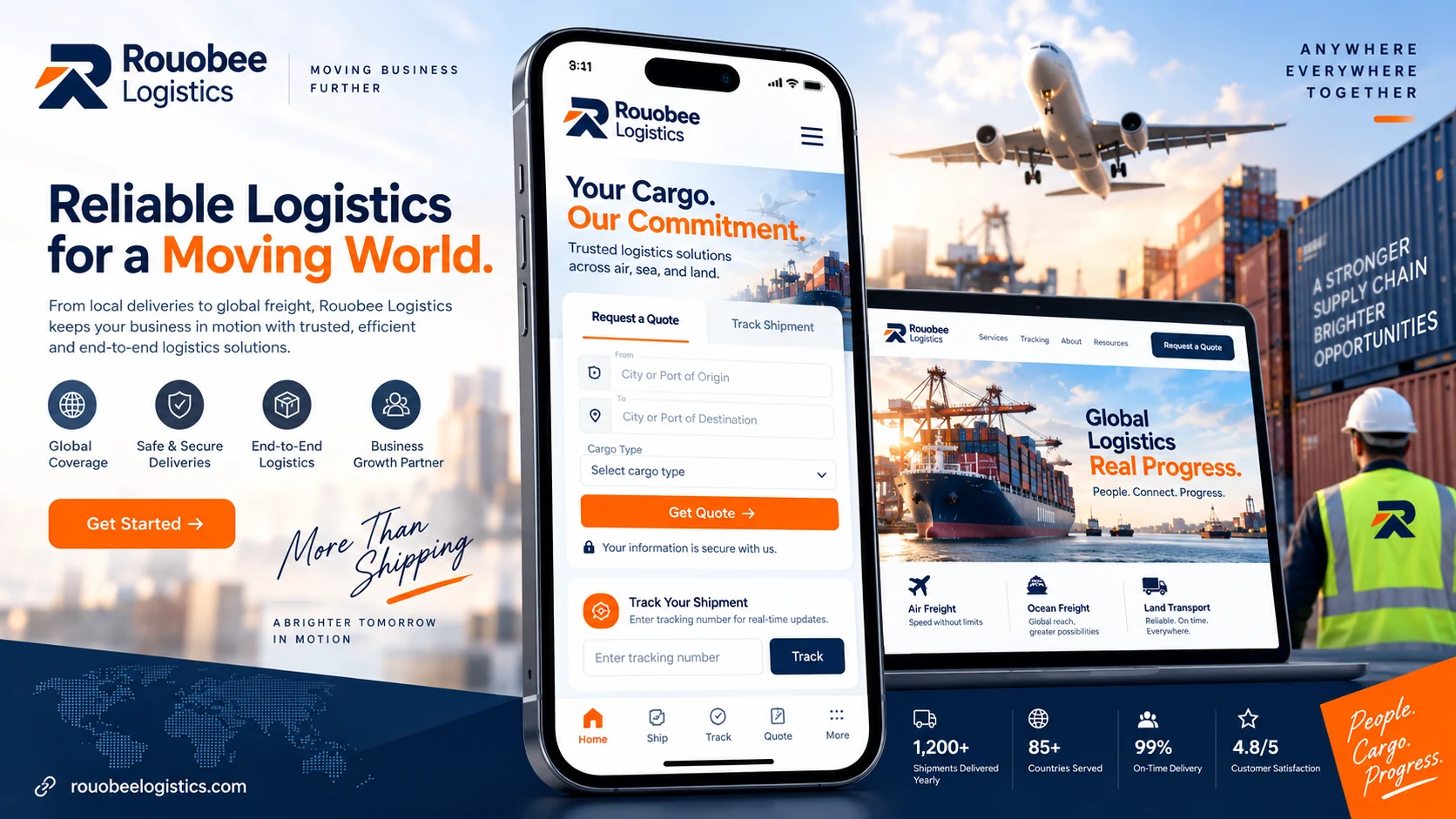 Rouobee Logistics website