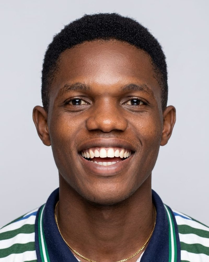 Portrait of David Nwabuzor smiling